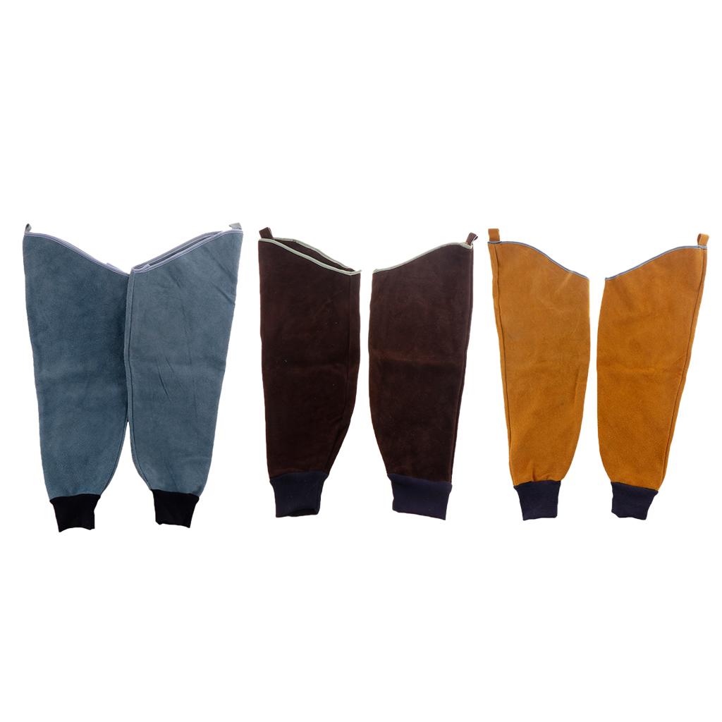 Heat Resistant Glove - Cowhide Leather Welding Sleeves for Arms