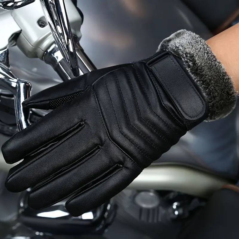 Leather Gloves Winter Warm Tou - огляд і ціна Leather Driving Glove