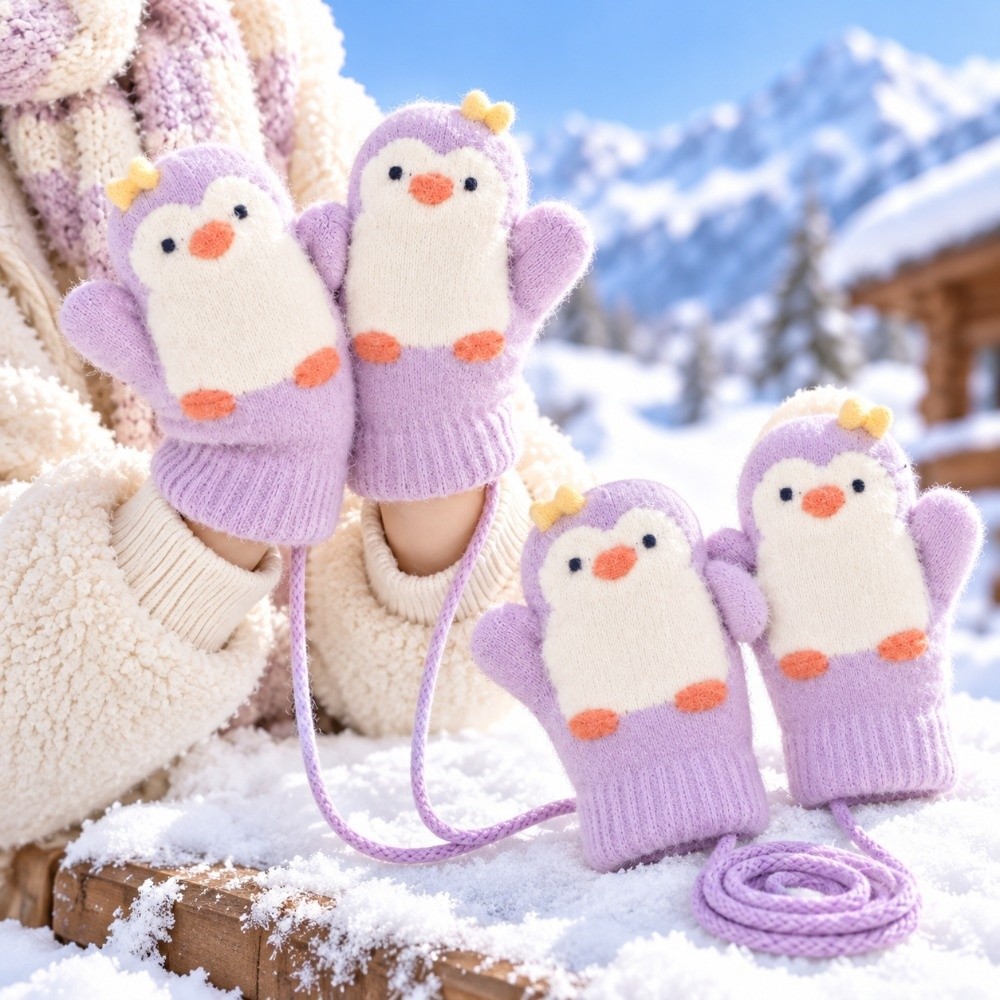Anti Lost String Kids Anti Los - огляд і ціна Wool Glove Lined
