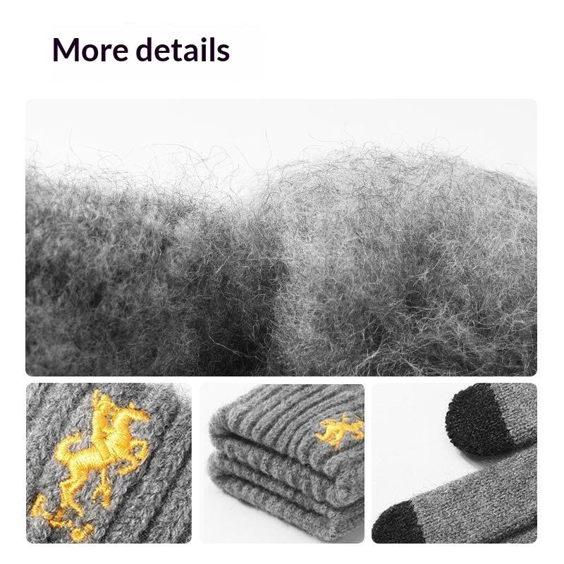 Autumn Winter Acrylic Knitted  - огляд і ціна Wool Glove Lined