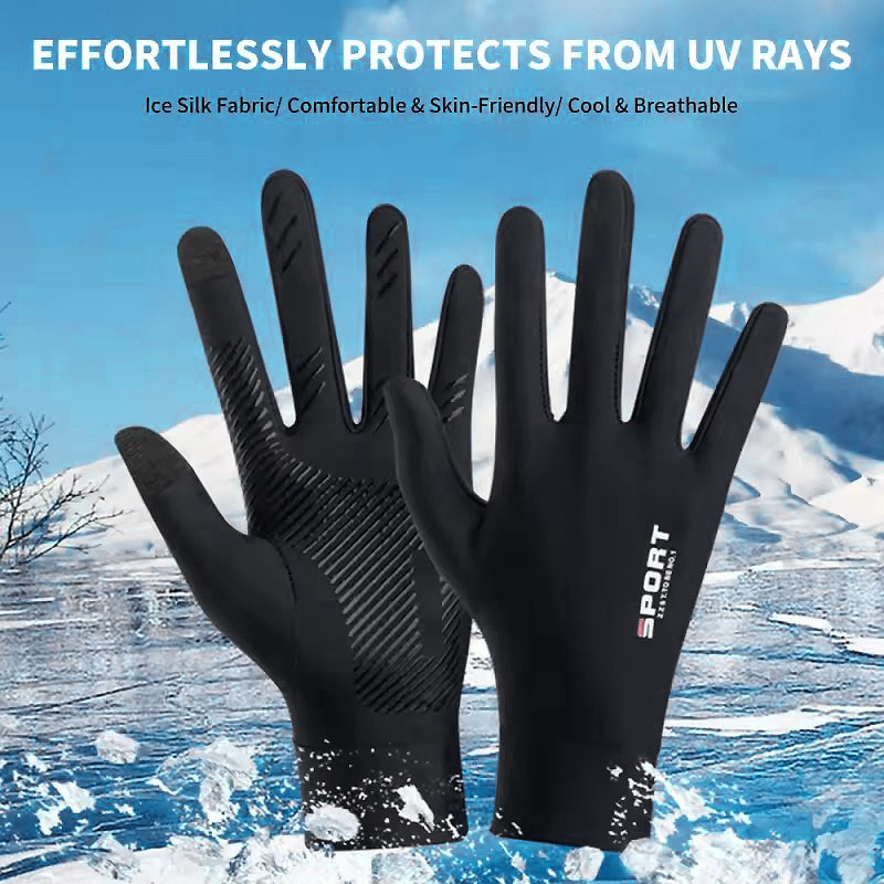 Summer Ice Silk Touchscreen An - огляд і ціна Leather Driving Glove
