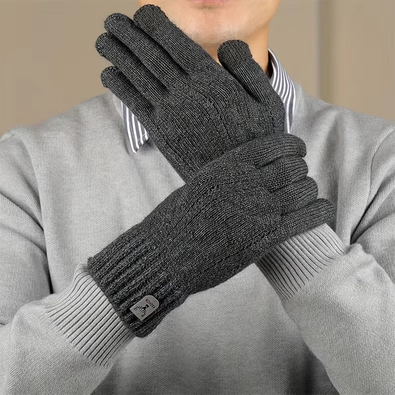 2026 Men's Thermal Wool Knitte - огляд і ціна Wool Glove Lined